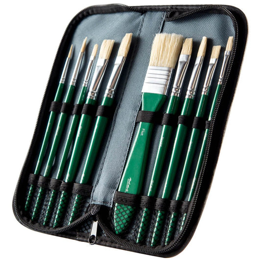 Mont Marte Signature Oil Brush Set – 11 Pieces